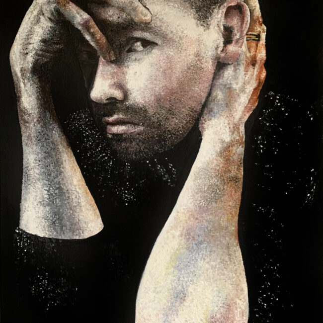 portrait of Jay Mullan by Adelaide Artist Marieka Hambledon
